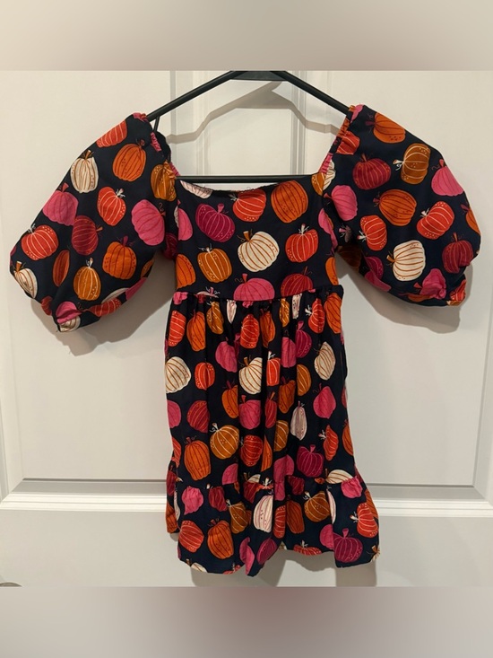 Gymboree Other - Gymboree Navy Dress with Pumpkins